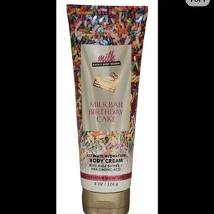 Bath & Body Works Milk Bar Birthday Cake Body Cream New Umised